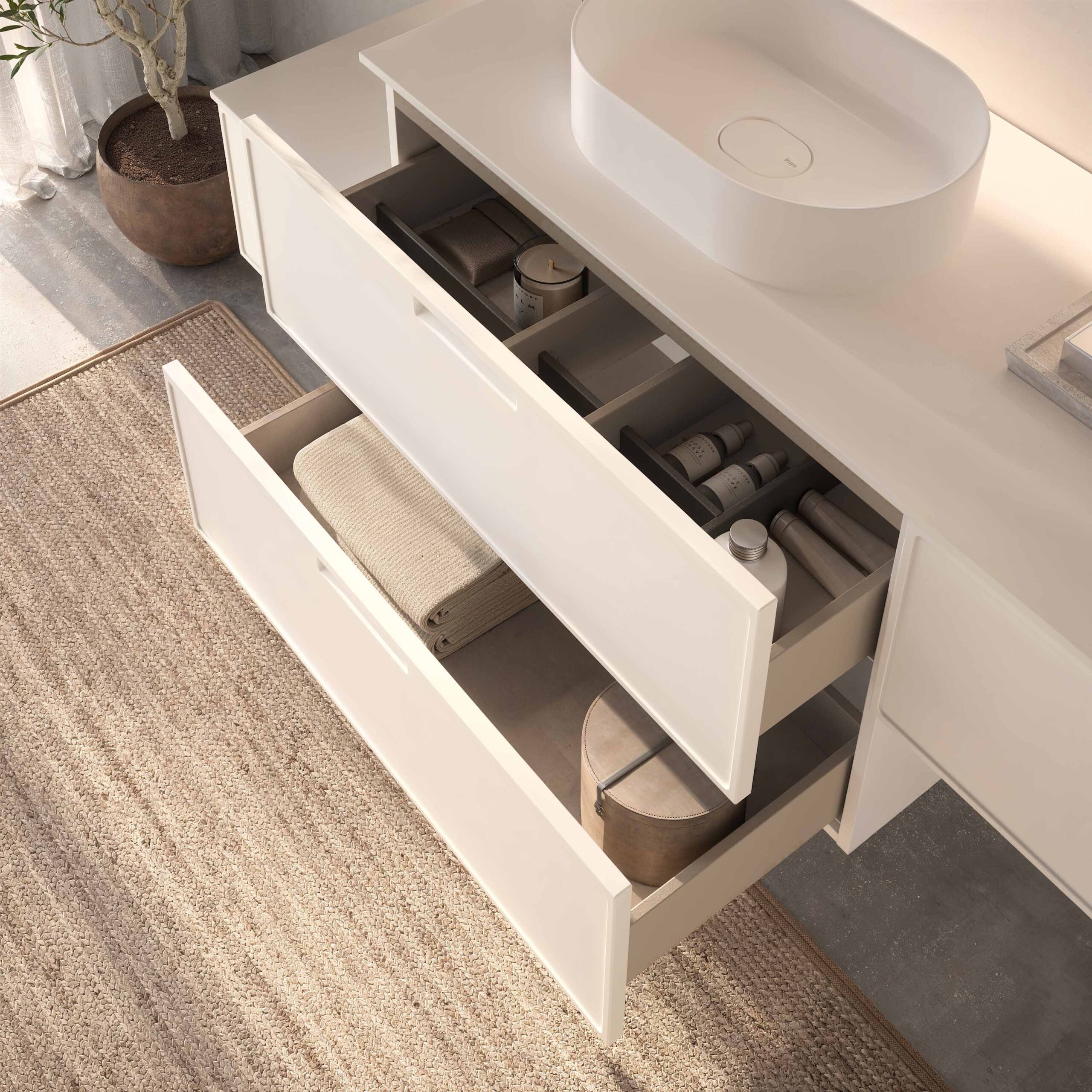 Tuyo_Bezel_200 (40+80+80) 4C_BlancoMate_Oval_InteriorCajon